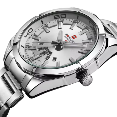 SilverTrack DayDate Watch