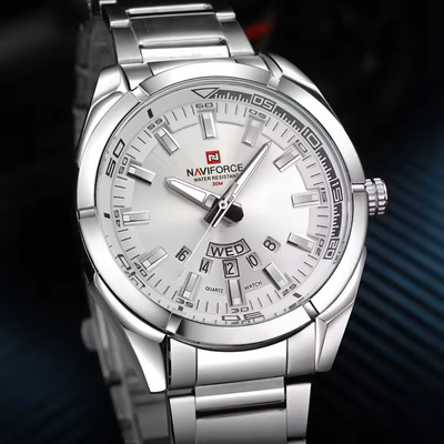 SilverTrack DayDate Watch