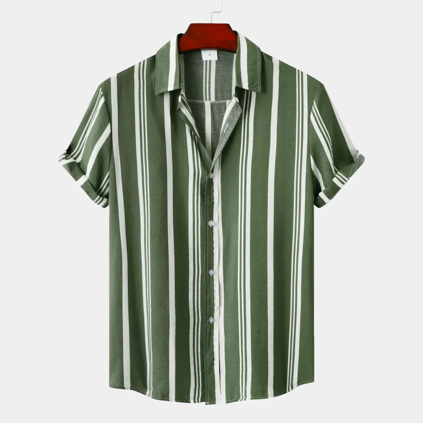 Striped Summer Shirt - Green