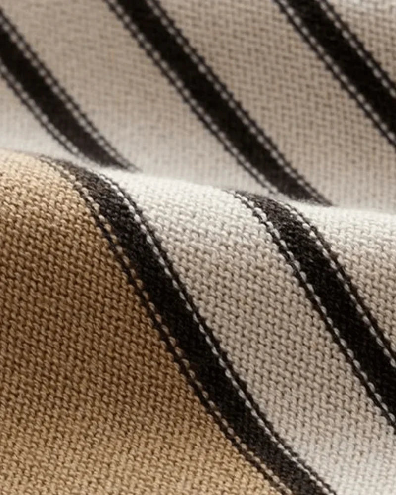 Classic Stripe Knit Polo