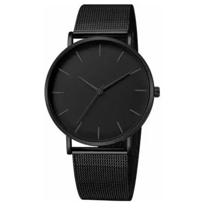 Midnight Mesh Watch - Black