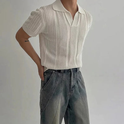 Riviera Knit Polo – Ivory