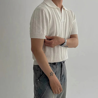 Riviera Knit Polo – Ivory