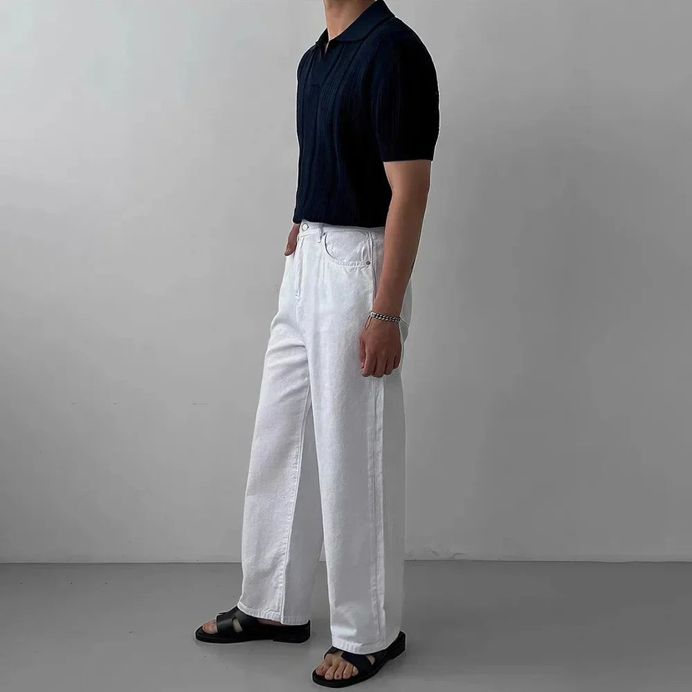 Riviera Knit Polo – BLUE